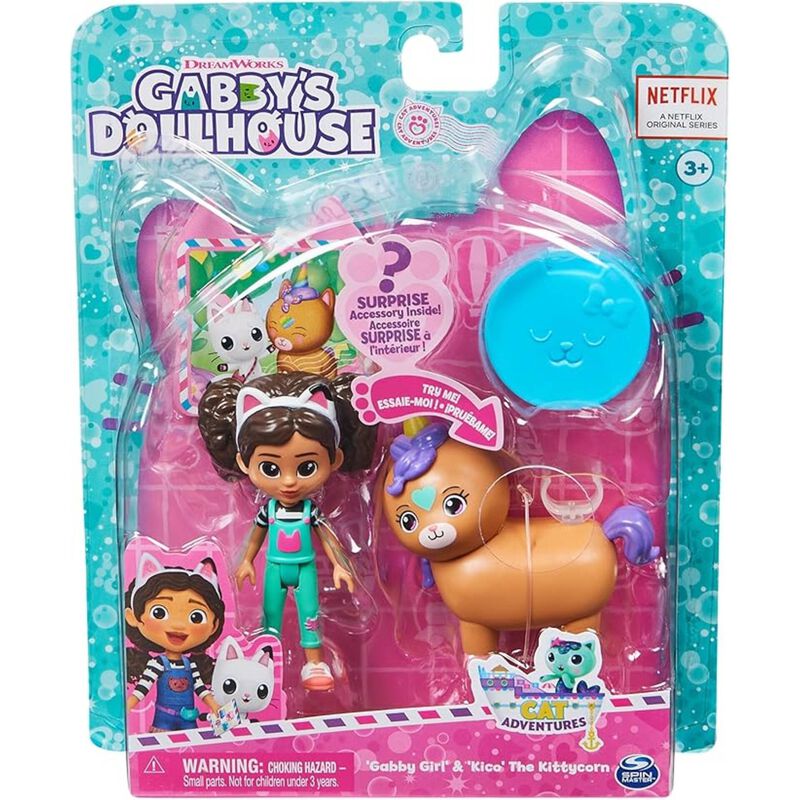 Gabby's Dollhouse - Figura Gabby e Kiko The Kittycorn