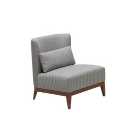 Poltrona Cinza Cerejeira Olaf Poltrona Cinza Cerejeira Olaf