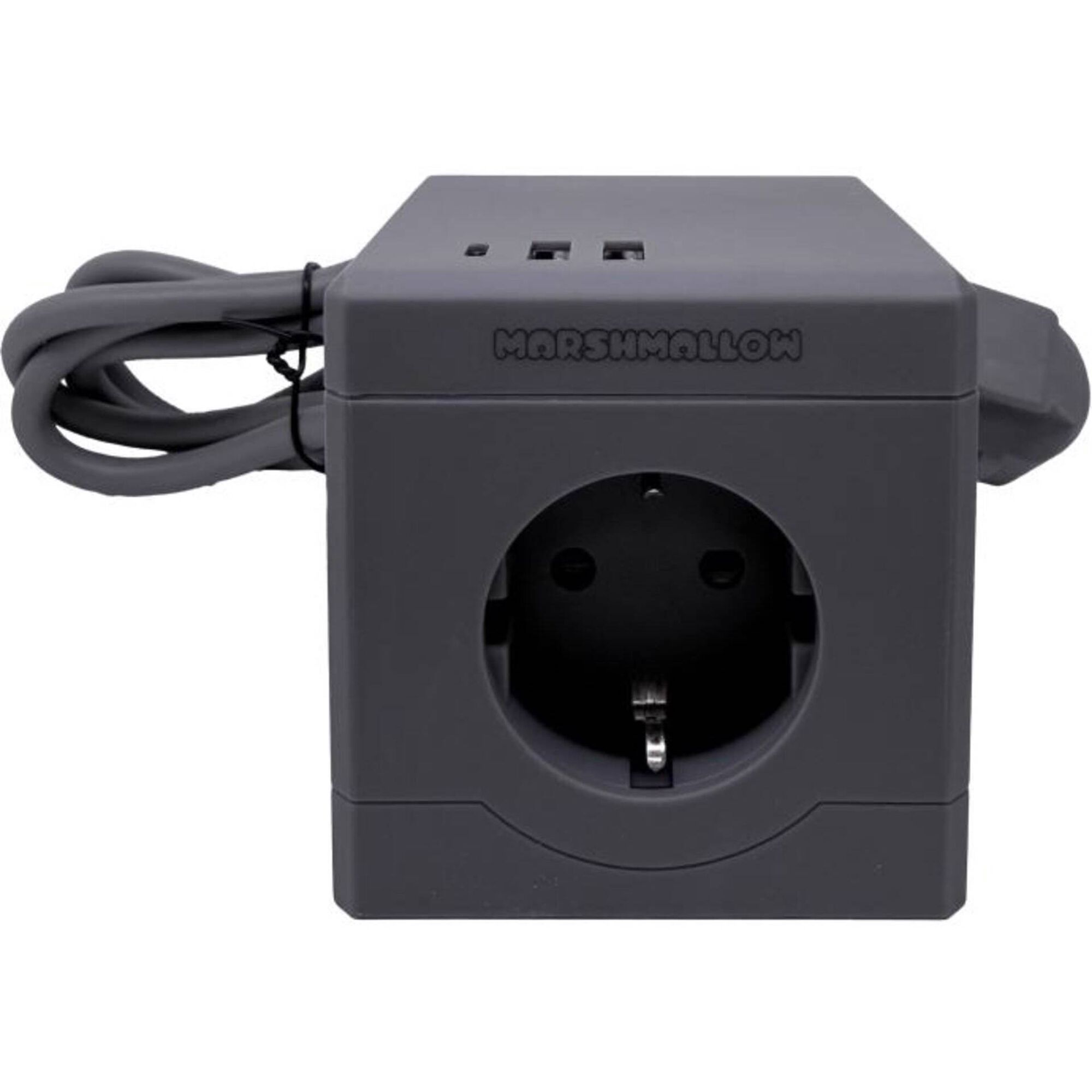 Cubo 3 Tomadas, 2 USB e 1 Type C 1,5m Cinza