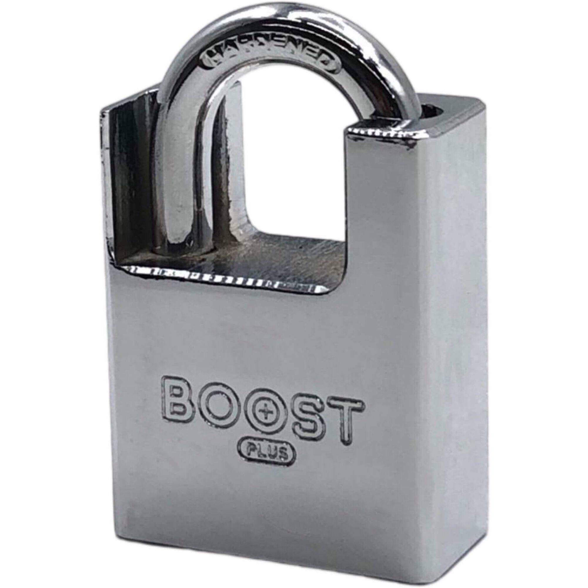 Cadeado Extra Forte com Chave Prateado Boost