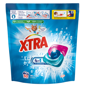 Detergente M&aacute;quina Roupa C&aacute;psulas Universal X-TRA