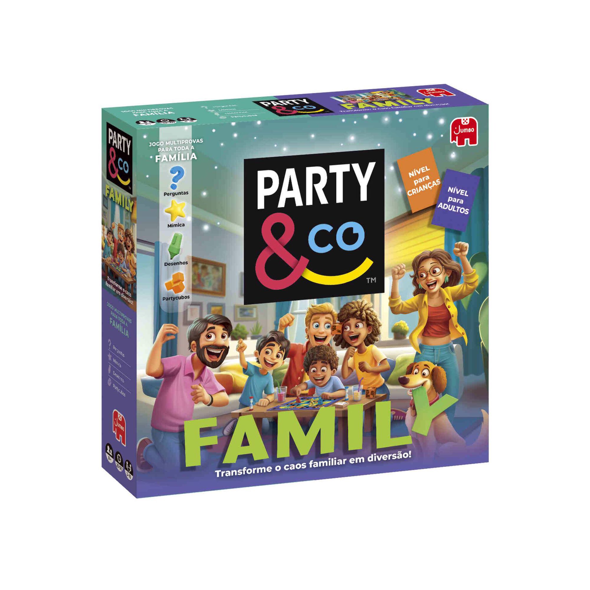 Jogo de Tabuleiro Party & Co Family