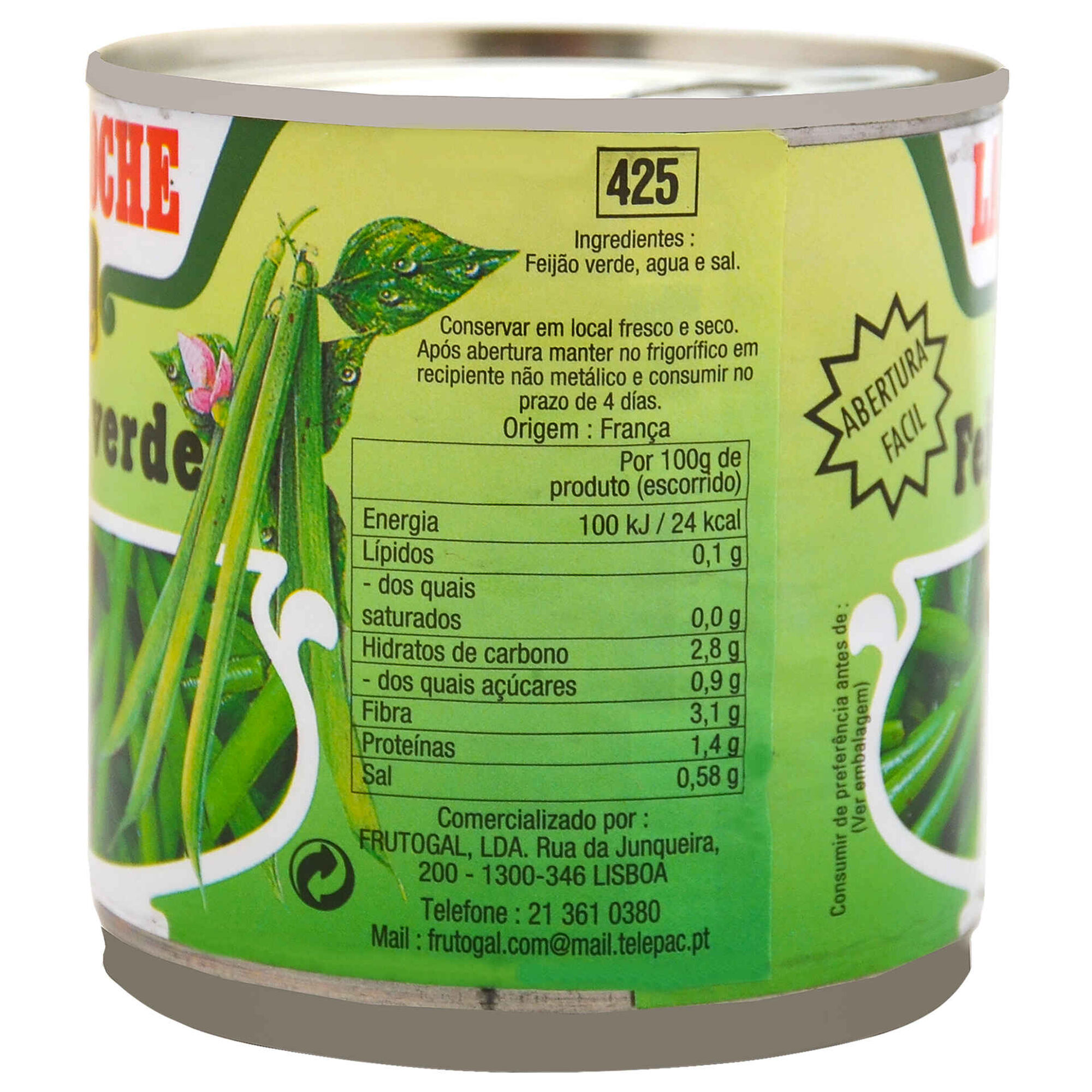 Feijão Verde Cozido