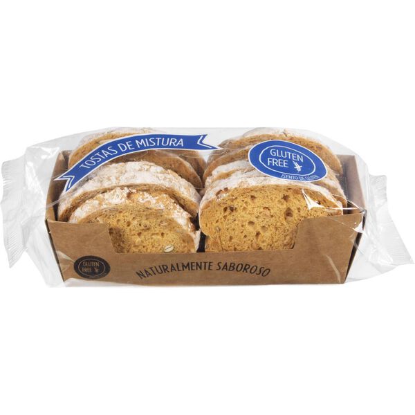 Tostas de Mistura sem Glúten Museu do Pão