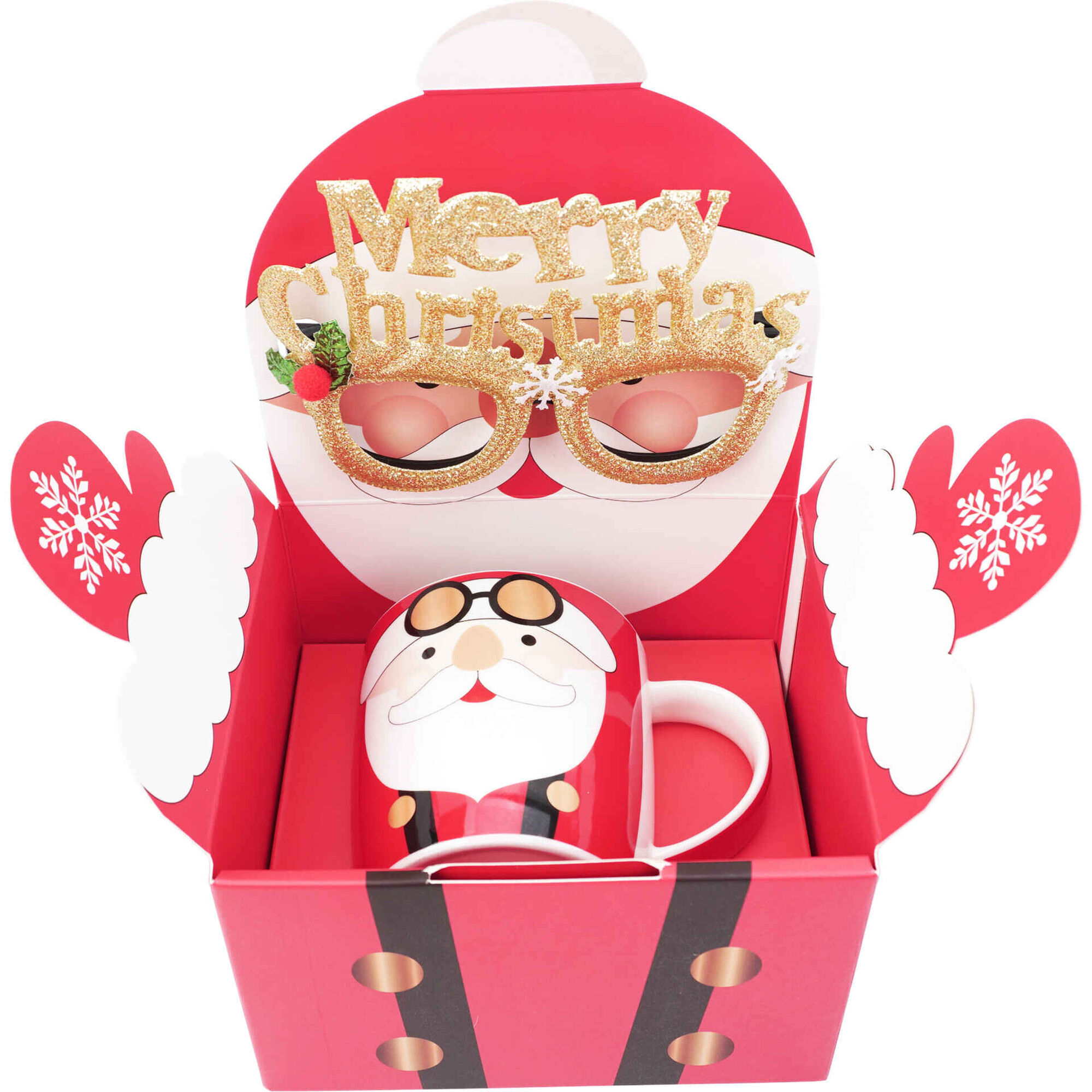 Caneca Pai Natal com Óculos