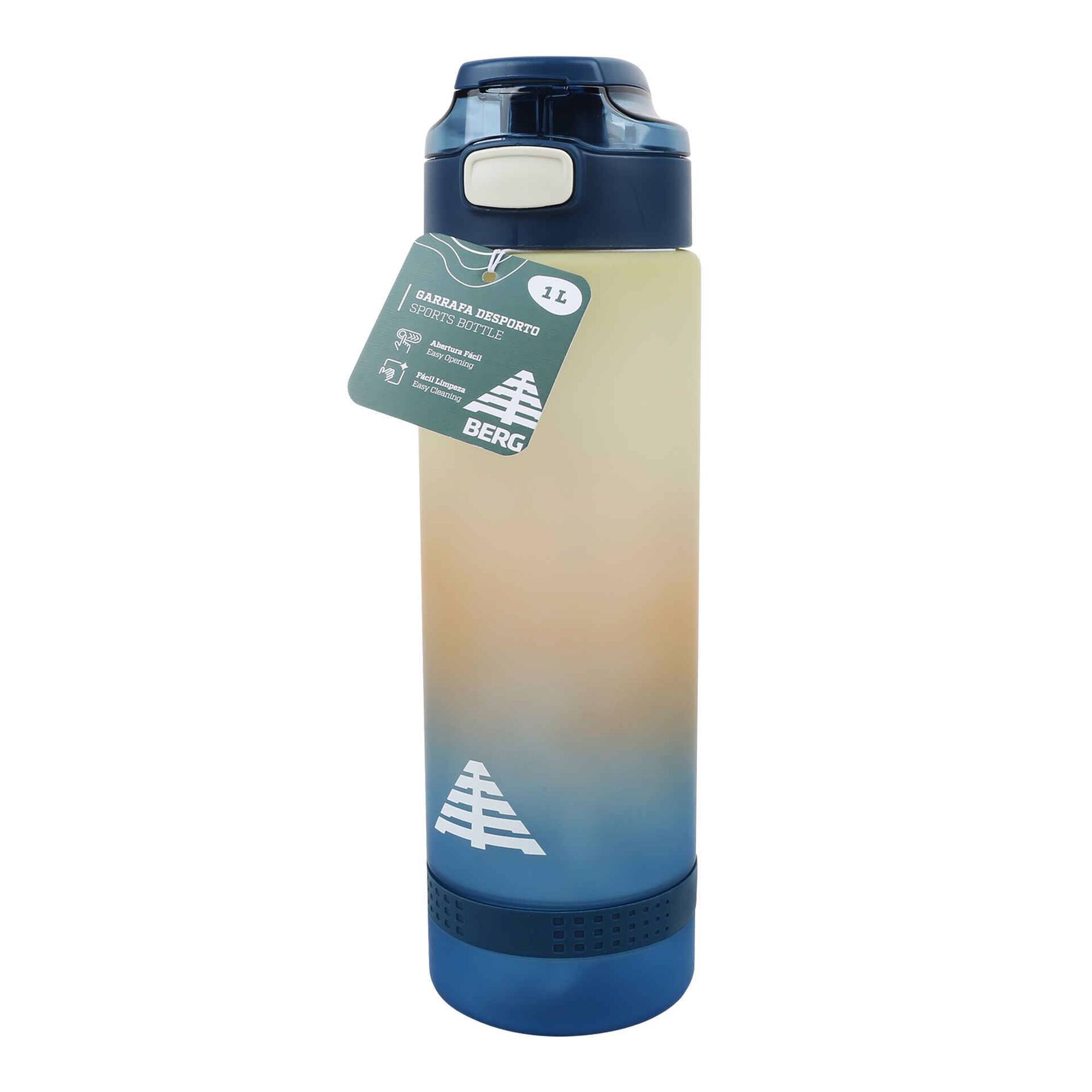 Garrafa de Desporto 1L Azul e Amarelo Garrafa de Desporto 1L Azul e Amarelo