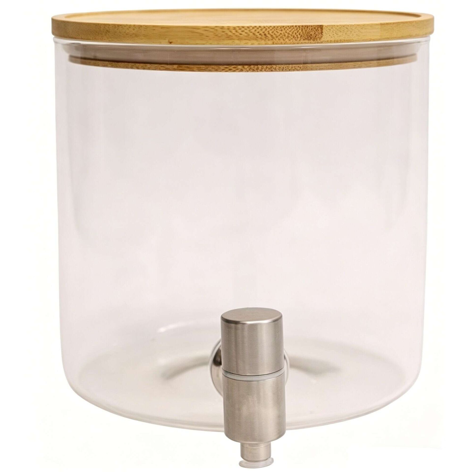 Dispensador de Bebidas 4L com Tampa Bambu Kasa