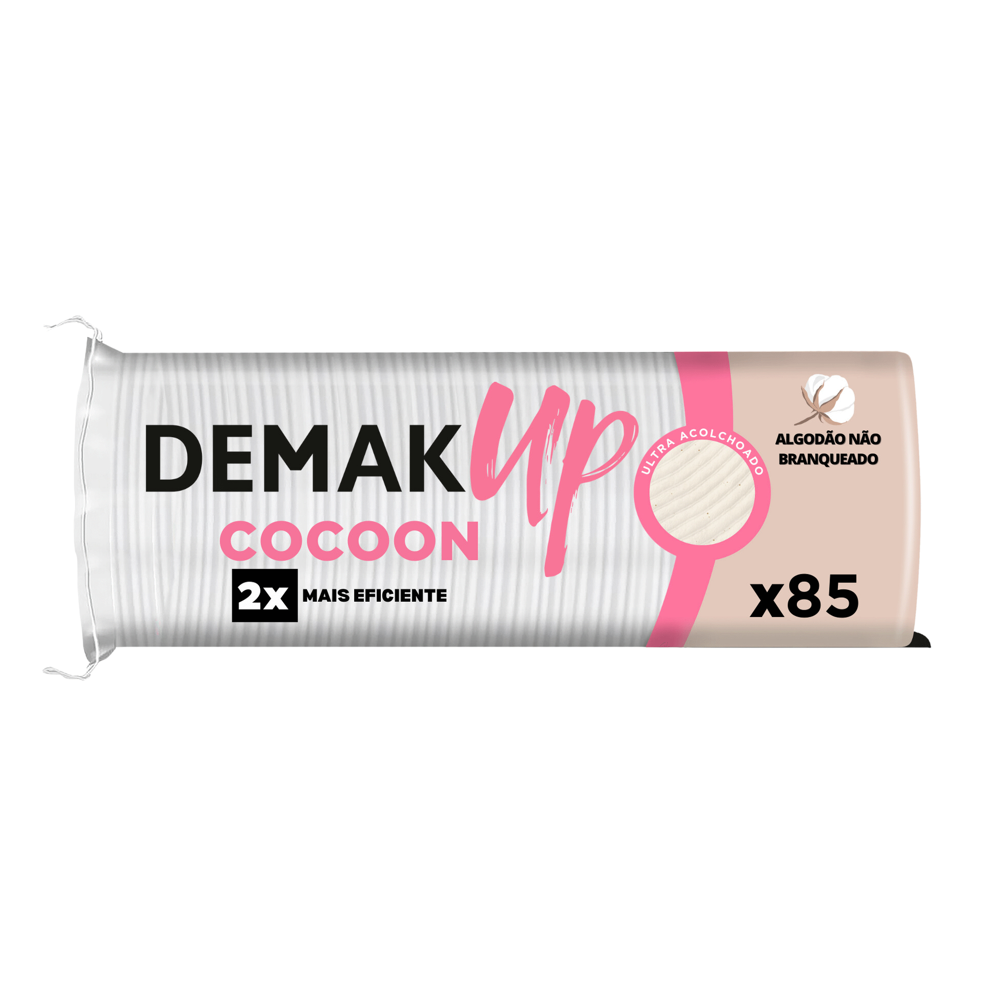 Discos de Algodão Desmaquilhantes Não Branqueados Cocoon Redondos