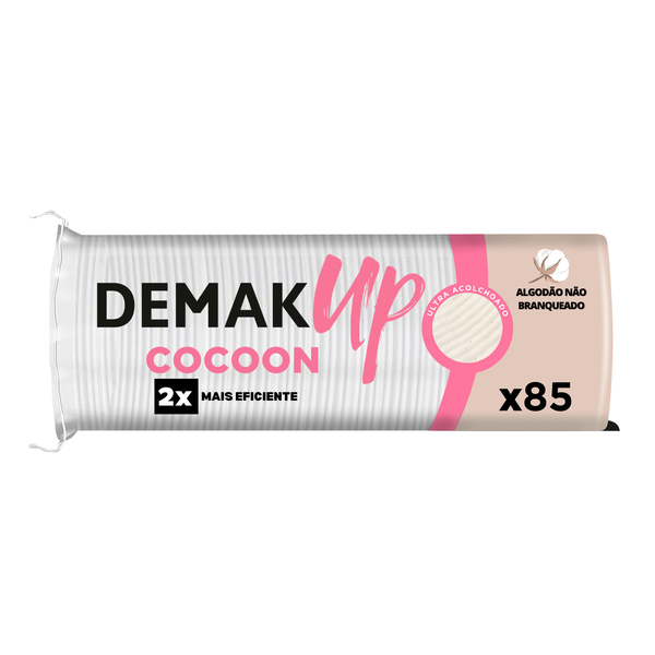 Discos de Algodão Desmaquilhantes Não Branqueados Cocoon Redondos DemakUp