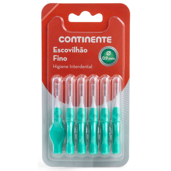 Escovilhão Interdental Fino 0,9 mm Continente