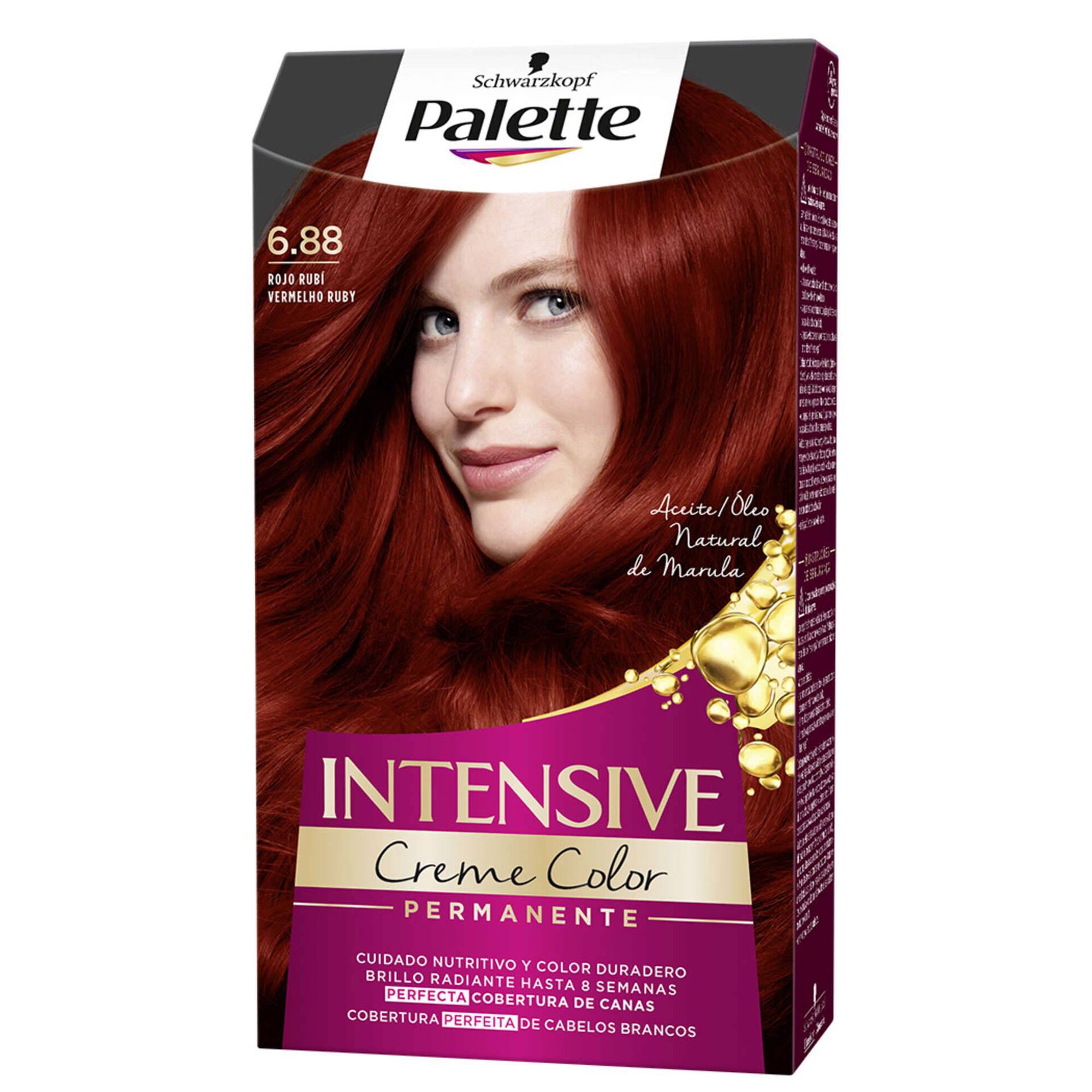 Coloração Permanente Intensive Vermelho Rubi 6.88