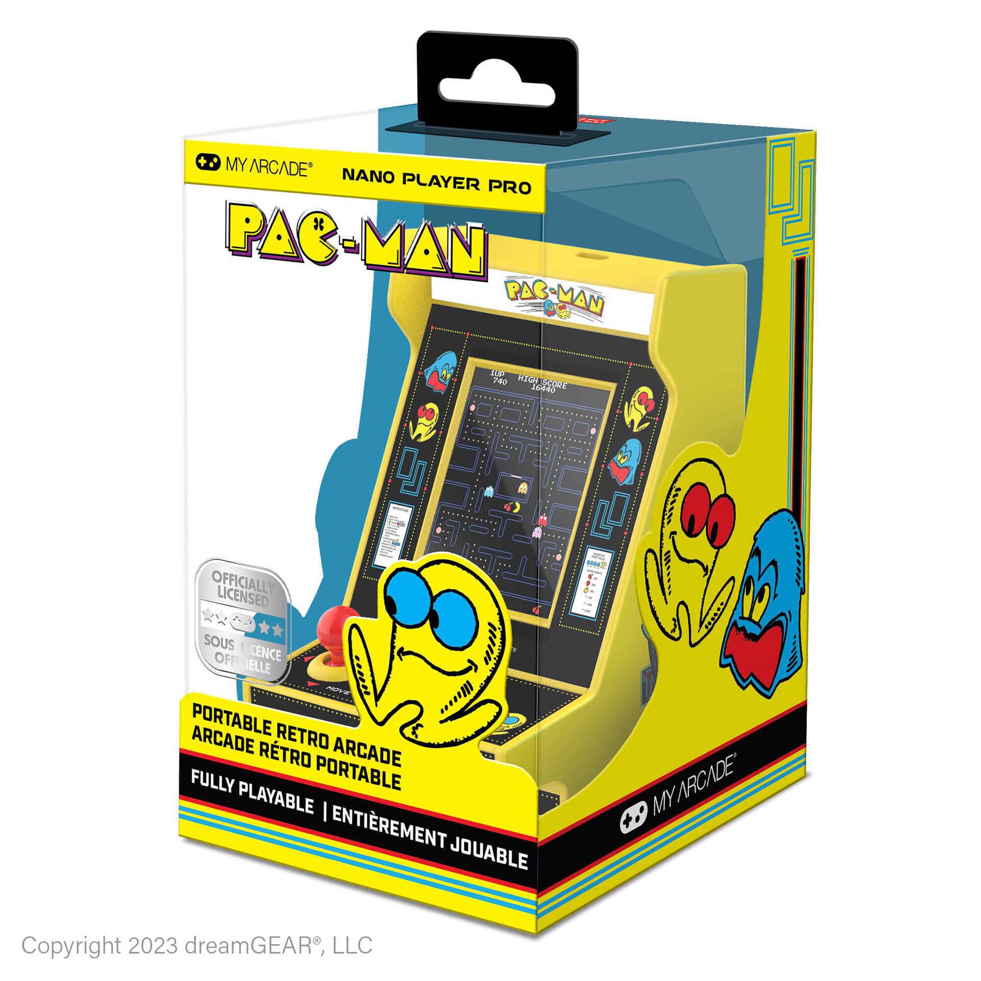My Arcade - Mini M&aacute;quina Arcade Port&aacute;til Pac-Man Nano Player Pro