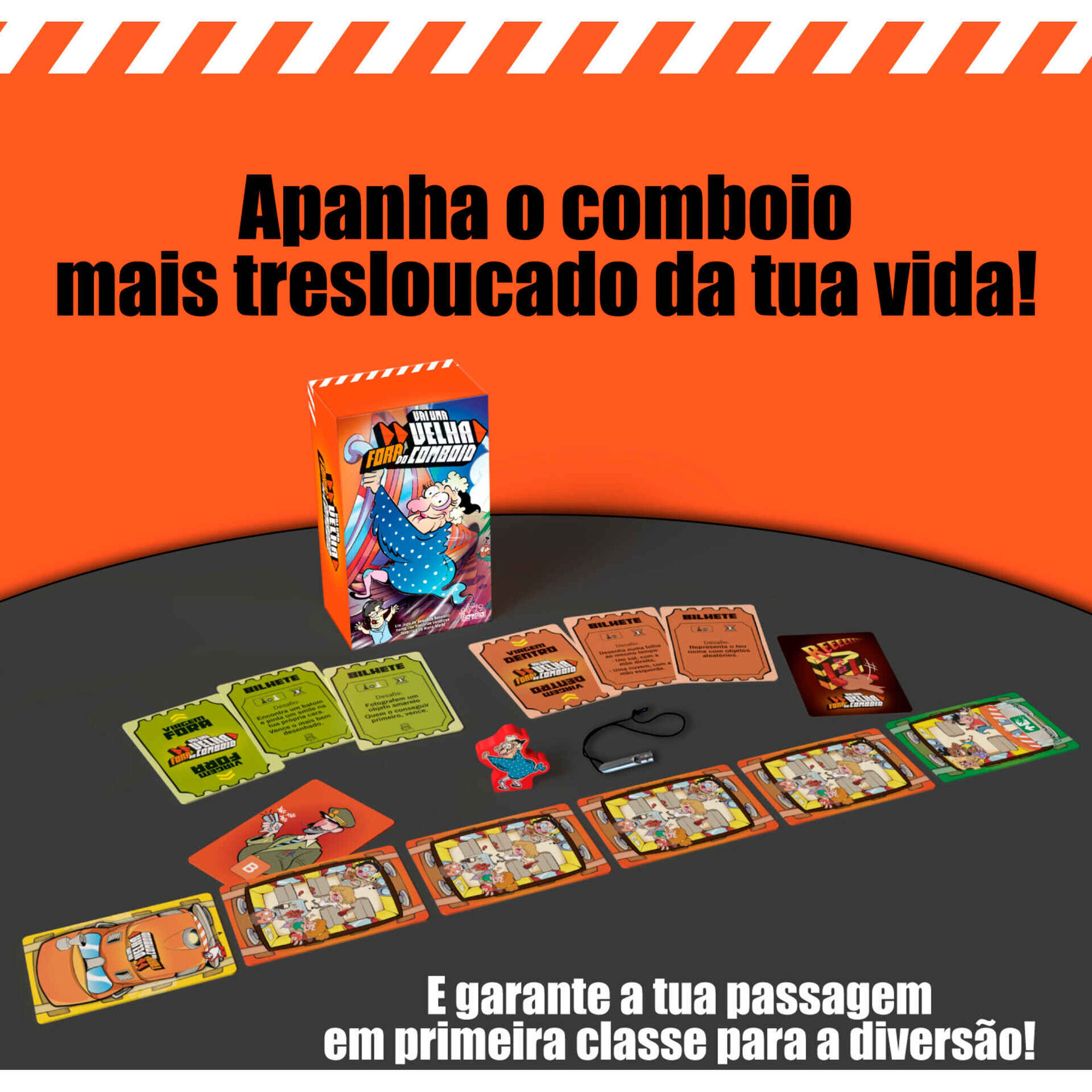 Creative Toys - Jogo Vai uma Velha Fora do Comboio