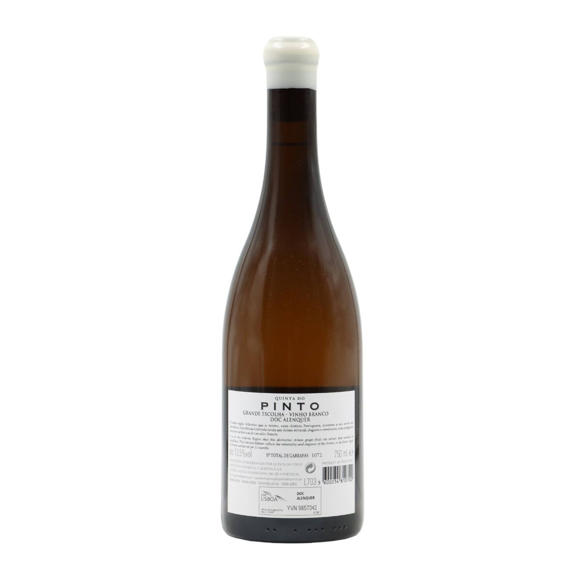 Quinta Do Pinto Limited Edition Arinto Lisboa Vinho Branco