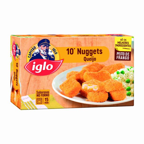 Nuggets de Frango e Queijo Capitão Iglo