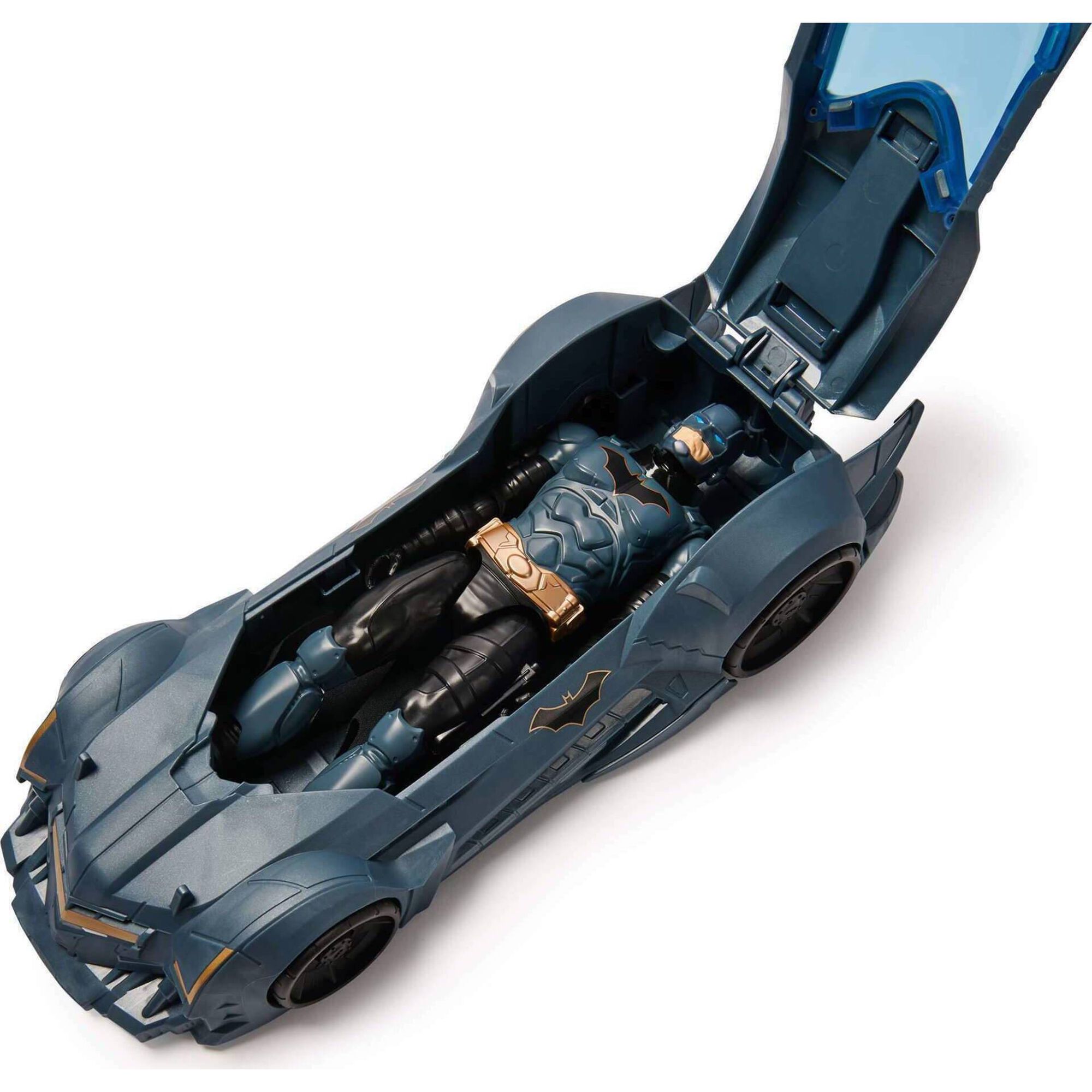 Batmóvel e Figura Shadow Guardian 30cm