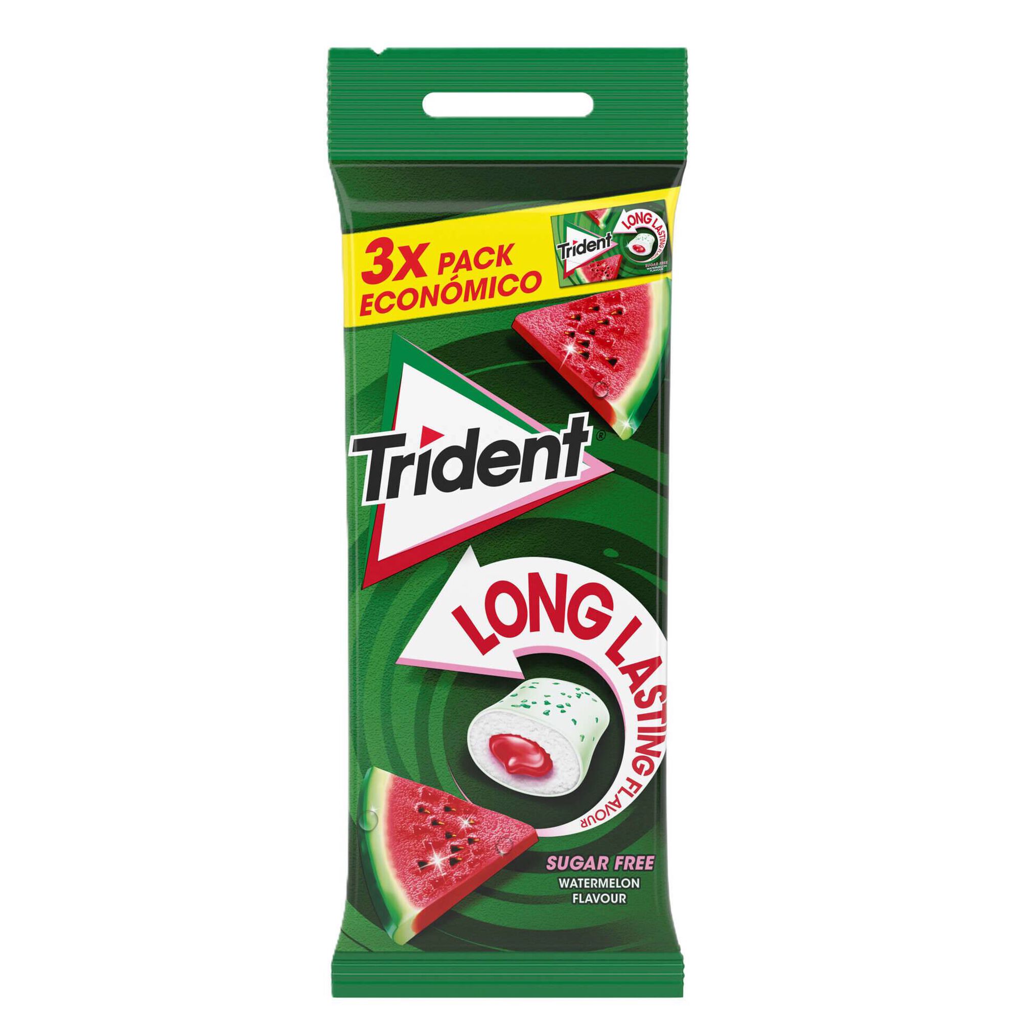Pastilhas El&aacute;sticas Long Lasting Trident