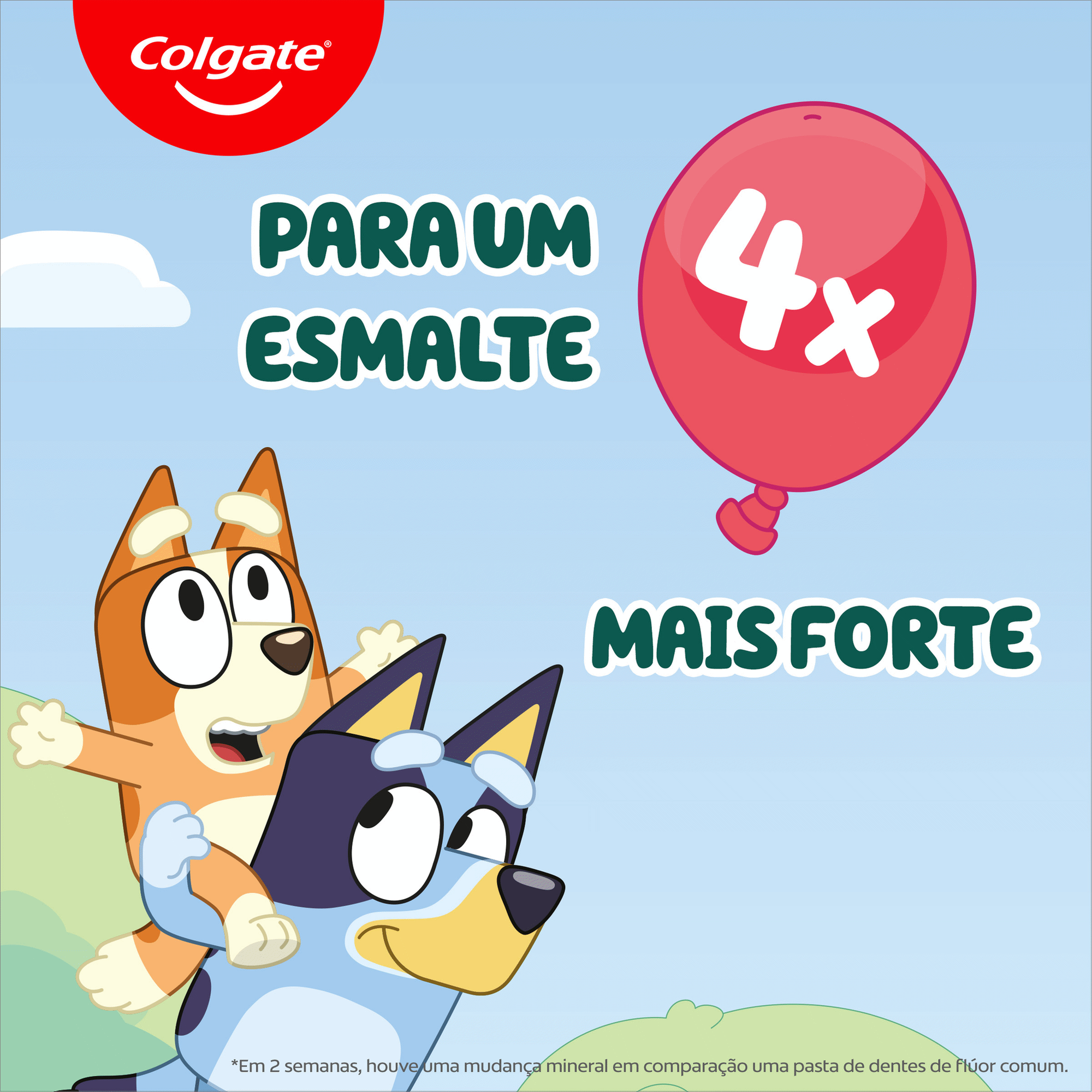 Pasta de Dentes Criança Bluey 6 a 9 Anos