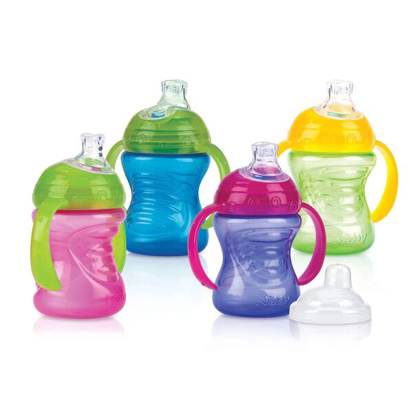 Copo com Bocal 240ml +6M Super Spout (várias cores) Nuby