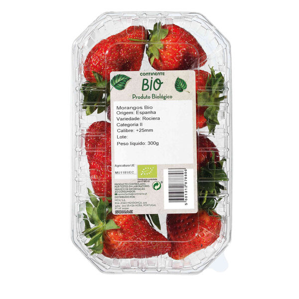Morango Biológico Continente Bio