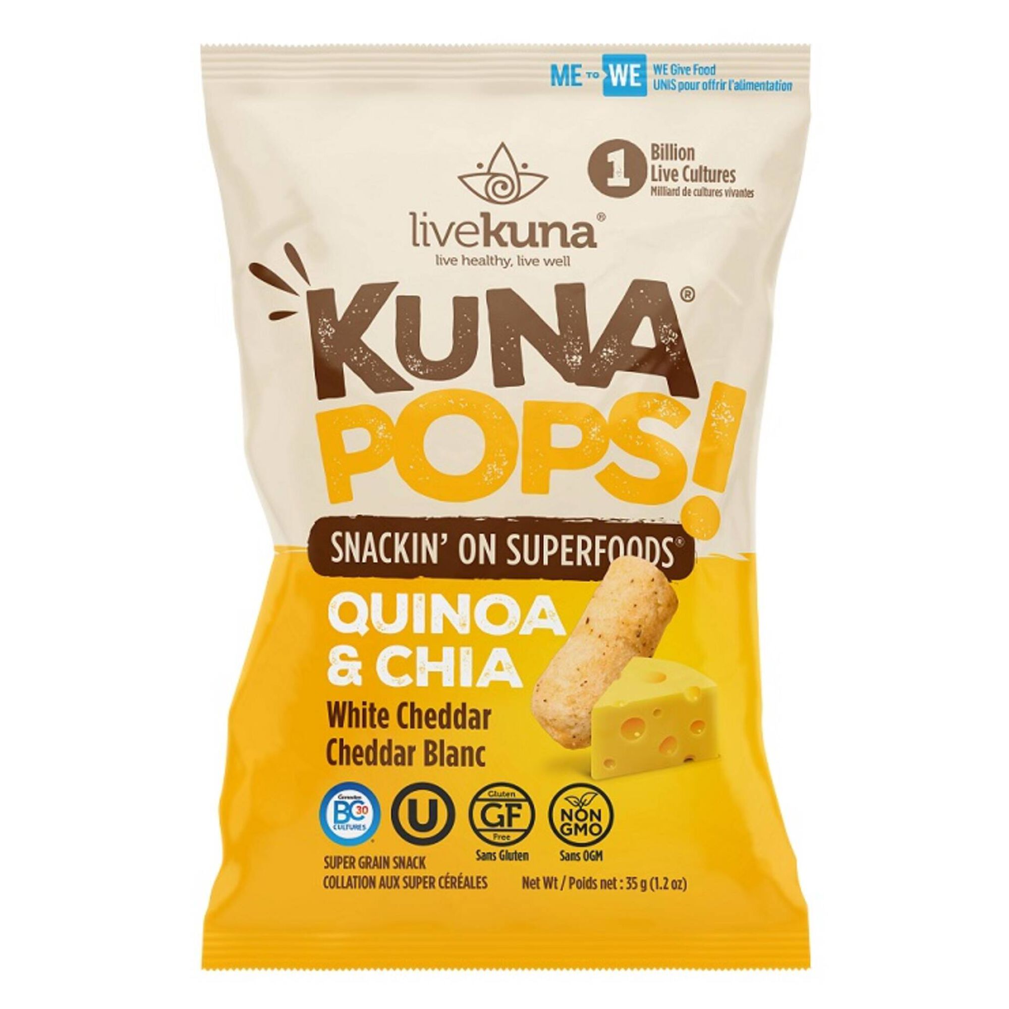 Snack Quinoa & Chia com White Chedar Snack Quinoa & Chia com White Chedar