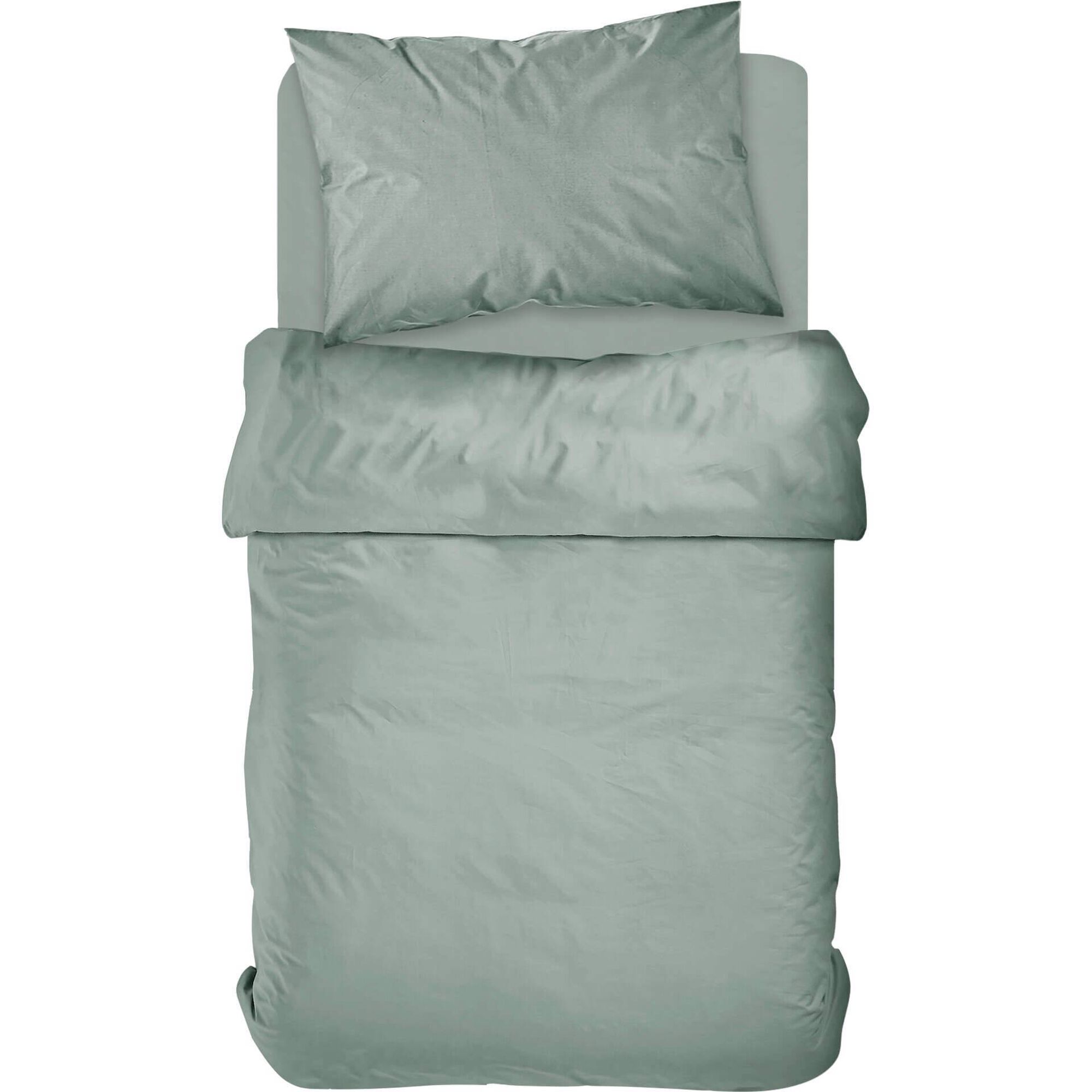 Conjunto Len&ccedil;&oacute;is Algod&atilde;o 160x270cm Verde Kasa