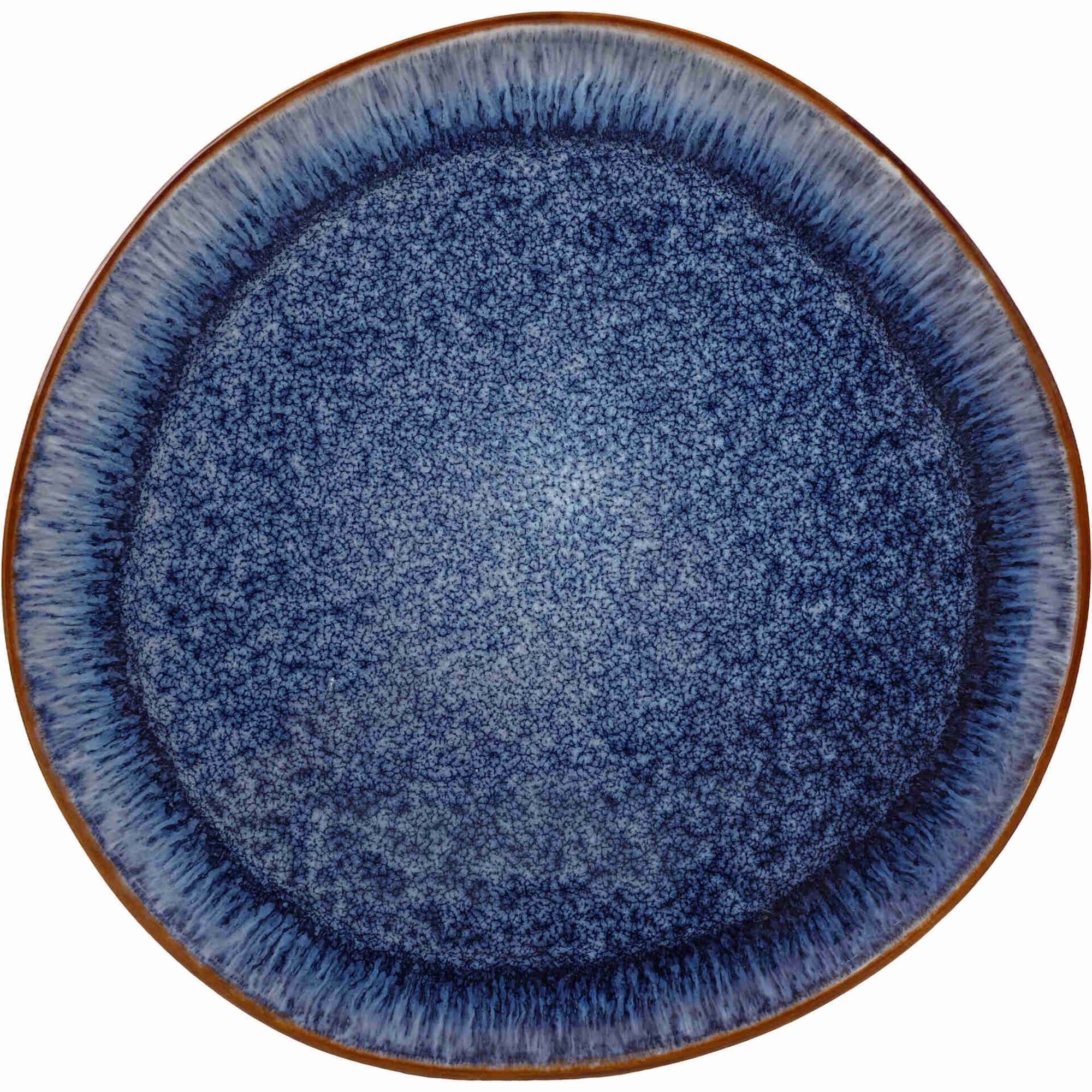 Prato Raso 26cm Azul Lamego Kasa