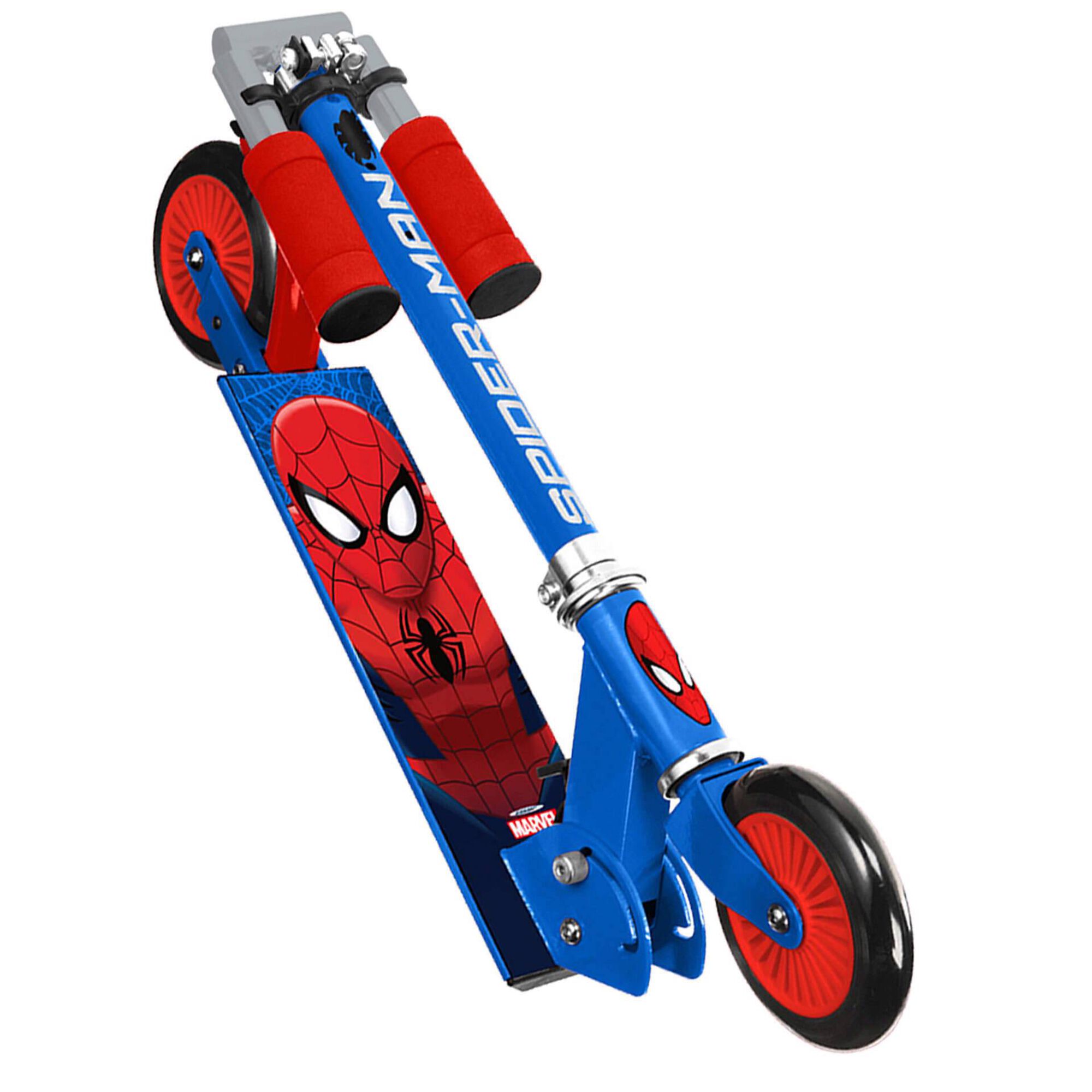 Trotinete Dobrável 2 Rodas Spiderman