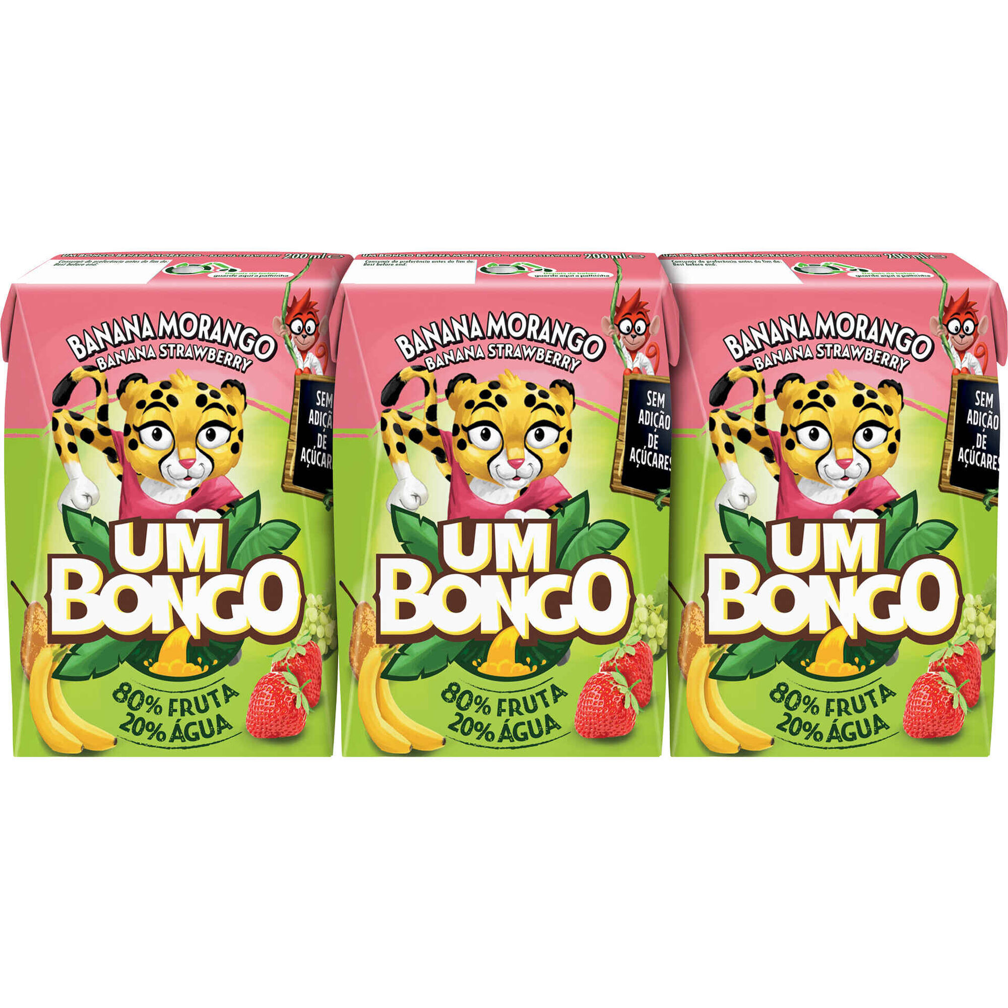 Néctar Banana e Morango