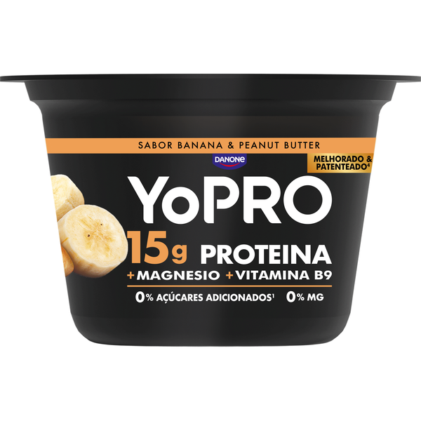Iogurte Proteína Manteiga de Amendoim e Banana Yopro Danone