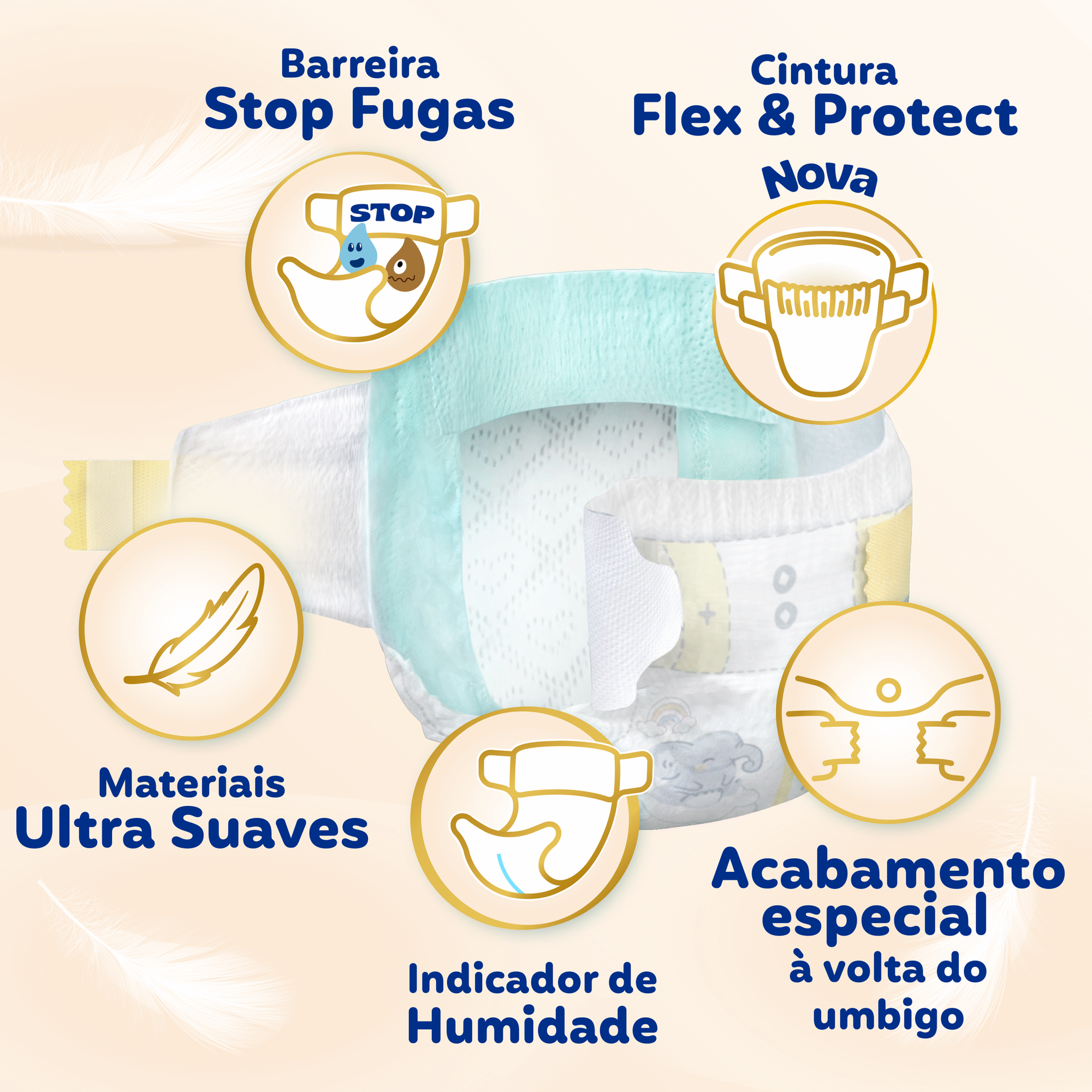 Fraldas Sensitive 4-8kg T2 Dodot