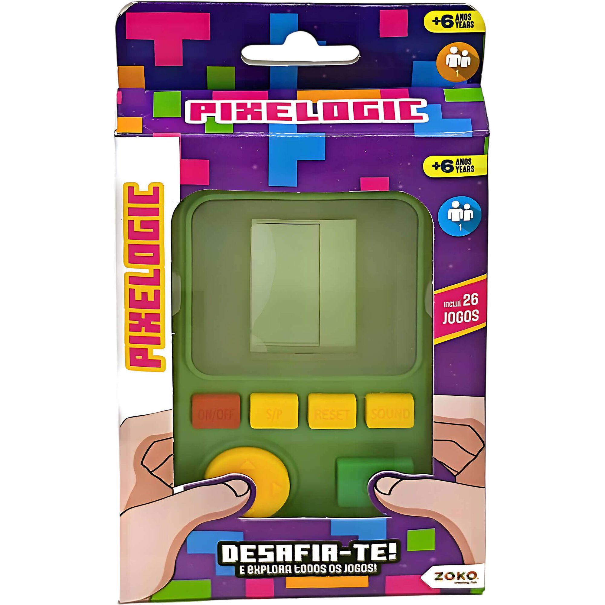 Zoko - Consola de Tetris Pixelogic (v&aacute;rios modelos)