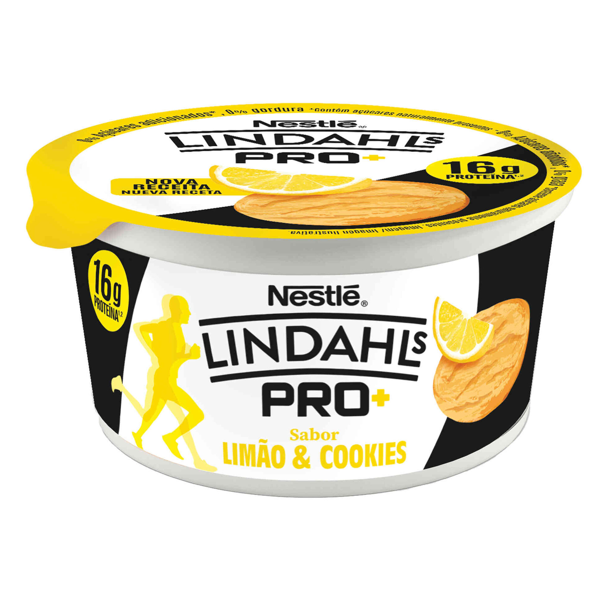 Iogurte Proteína Limão e Cookies