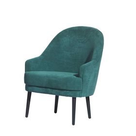 Poltrona Azul Petróleo Wengue Kent Poltrona Azul Petróleo Wengue Kent