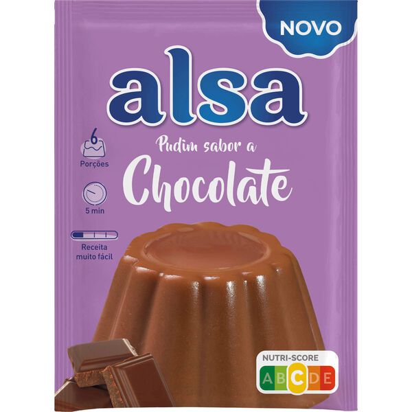 Preparado para Pudim Chocolate Alsa
