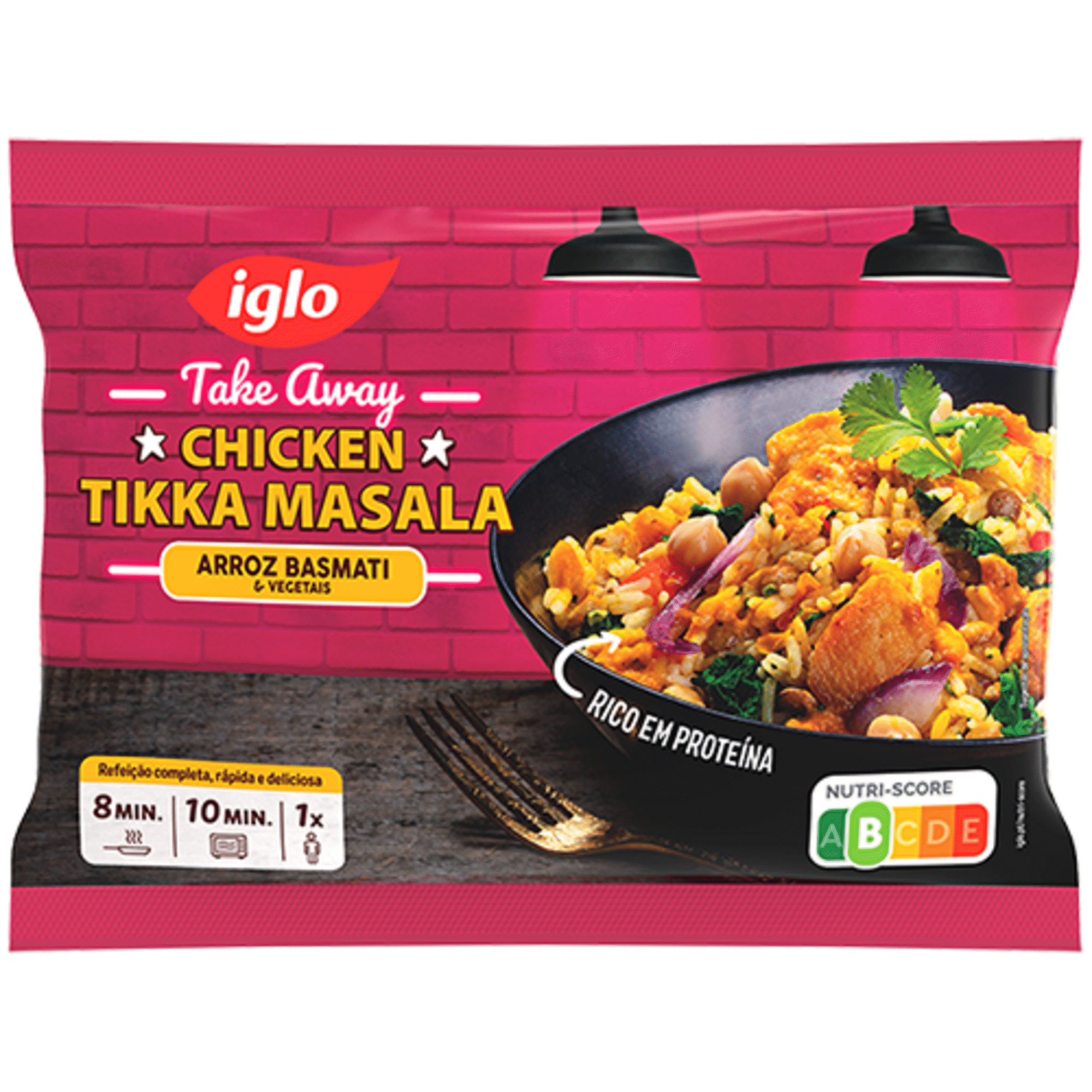 Tikka Masala Frango com Arroz Basmati