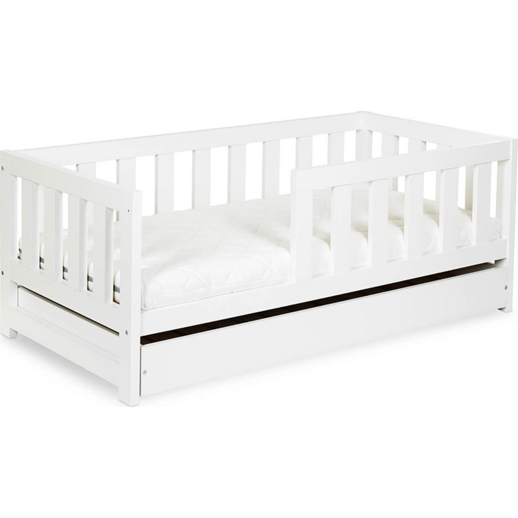 Cama Criança 167x88x65cm Branco Amélia