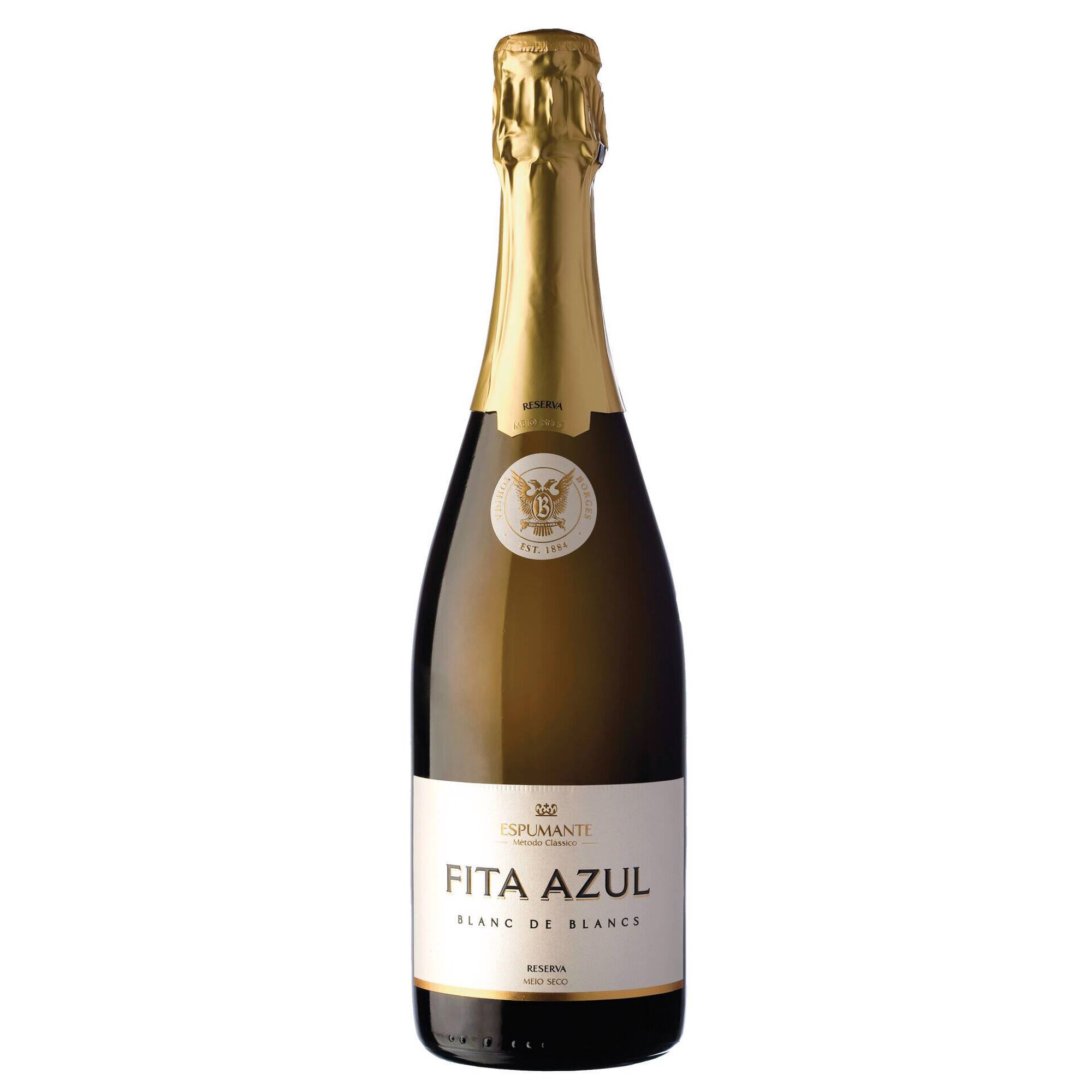 Fita Azul Blanc de Blancs Reserva Espumante Meio Seco Branco Fita Azul Blanc de Blancs Reserva Espumante Meio Seco Branco