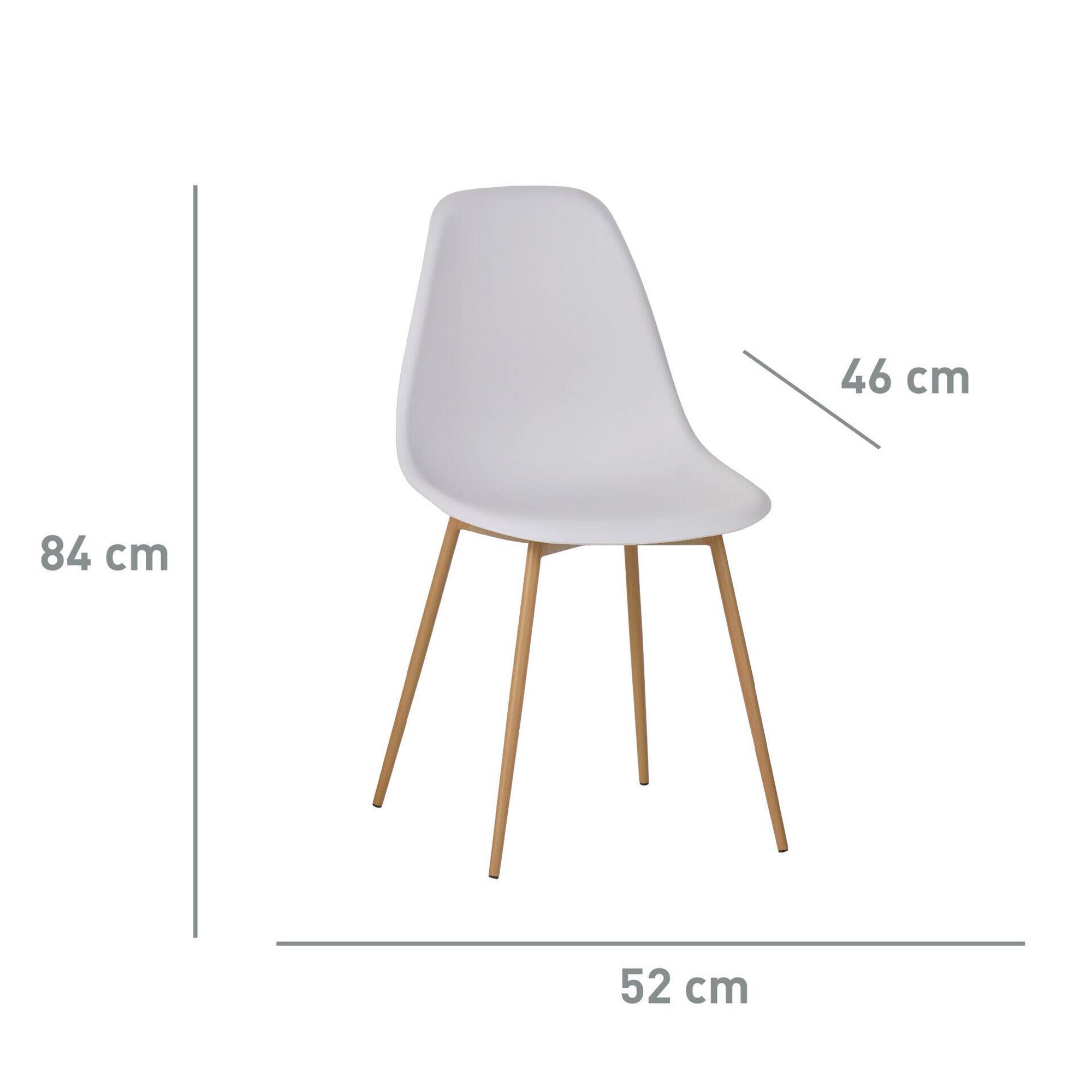 Cadeira Nórdica Branca