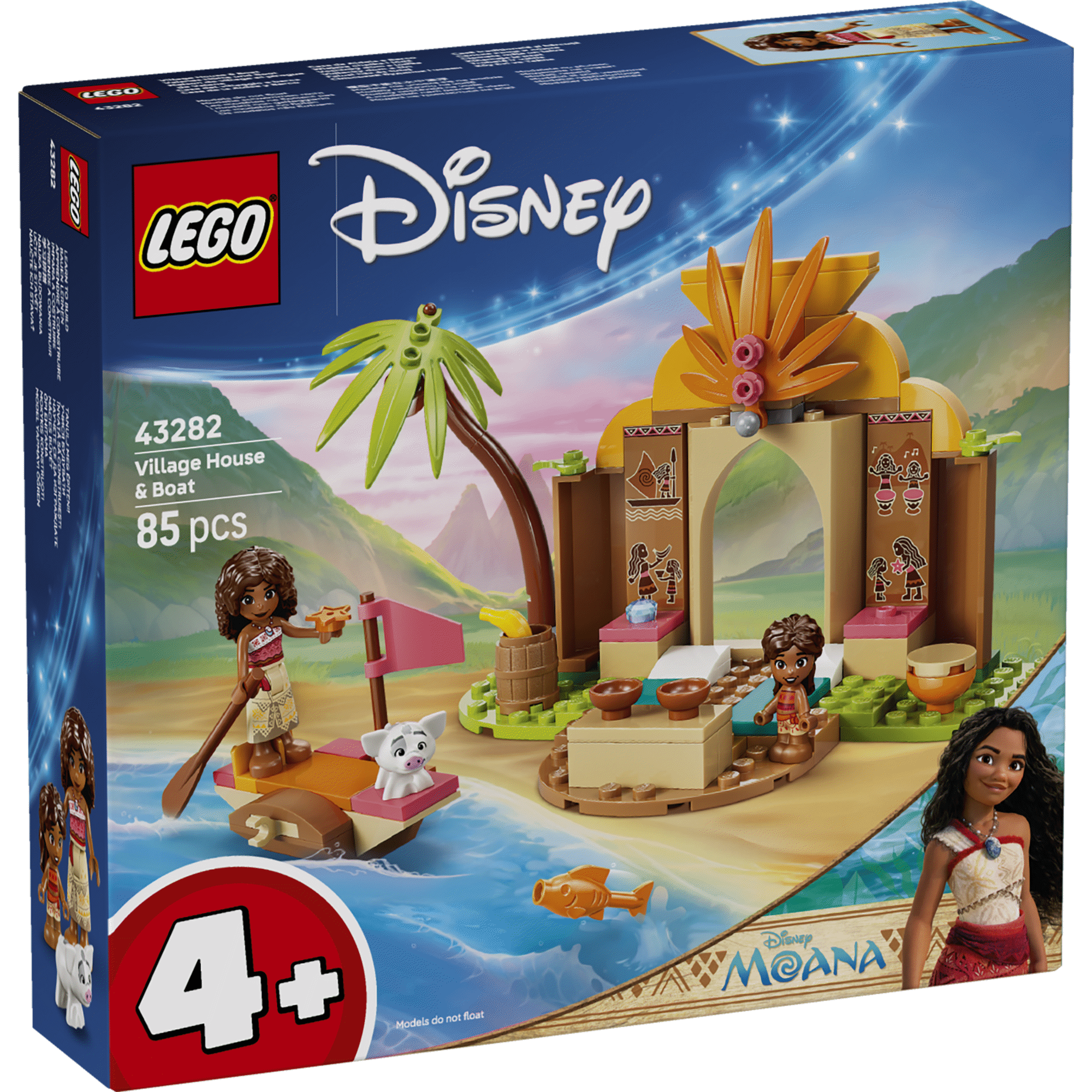 LEGO Disney - Casa da Aldeia e Barco - 43282