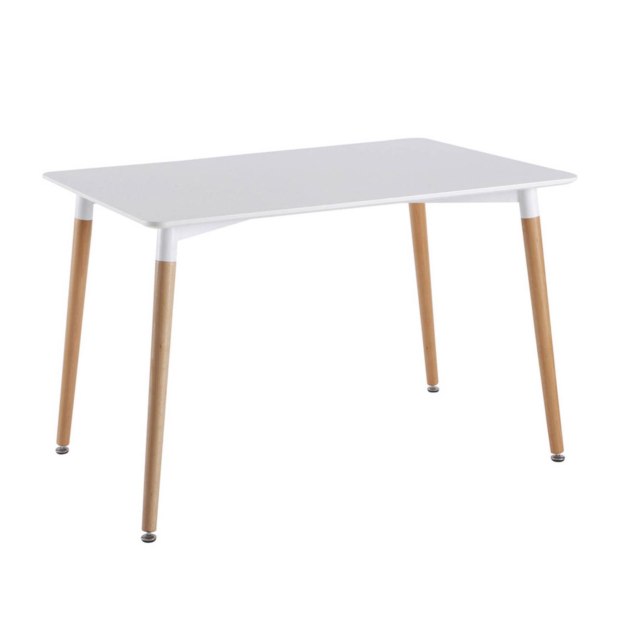 Mesa de Refeição 115x74cm Branca Echair Mesa de Refeição 115x74cm Branca Echair