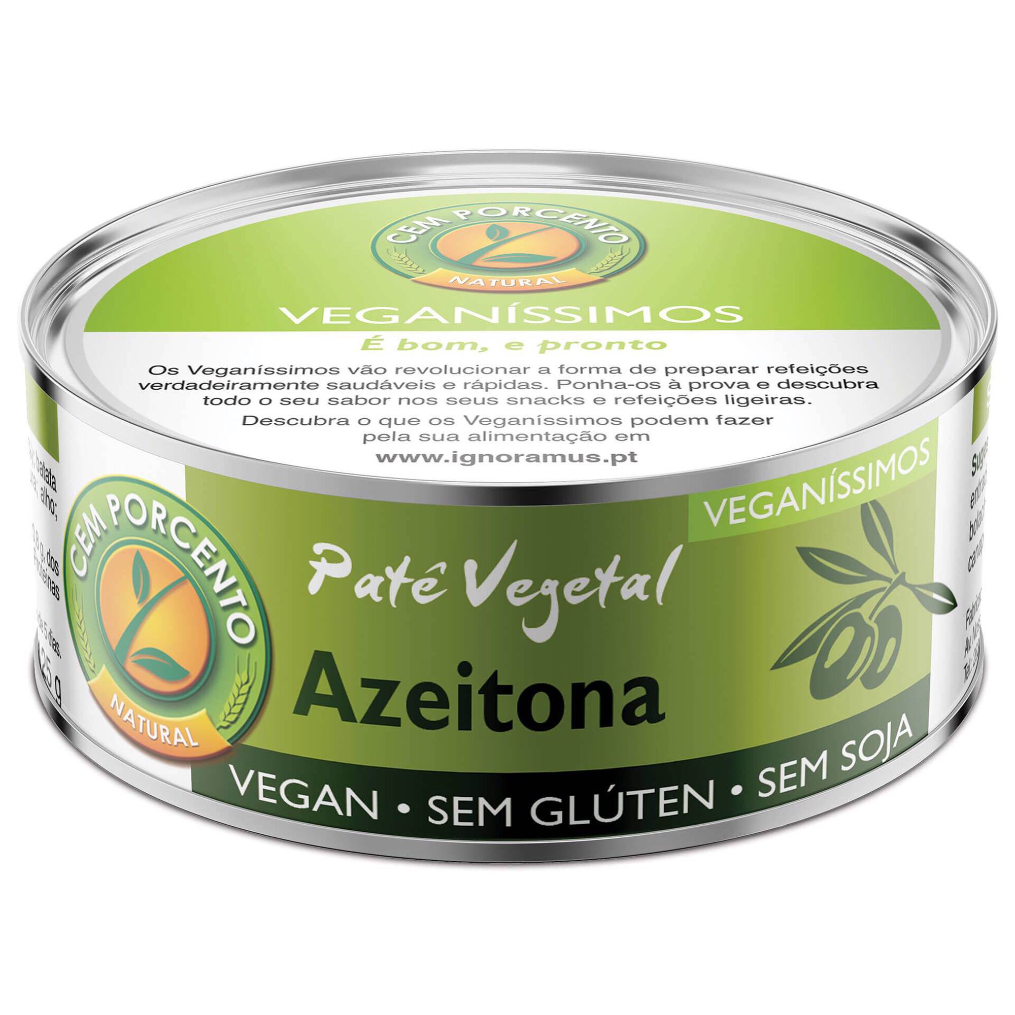 Patê Vegetal de Azeitonas sem Glúten