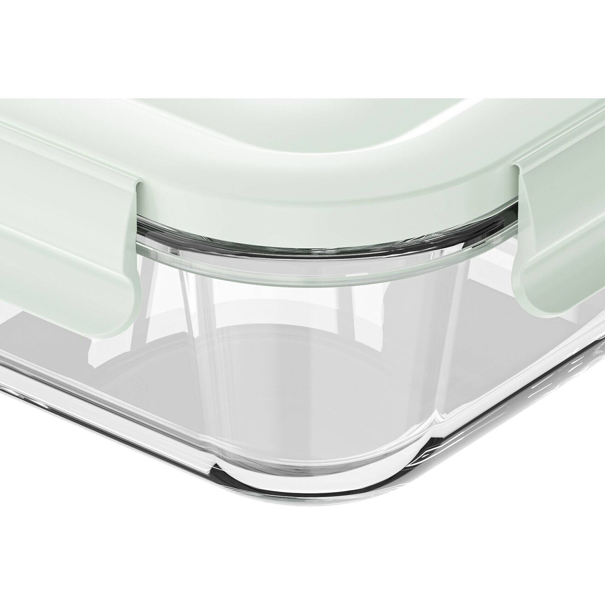Caixa Vidro Quadrada 800ml com V&aacute;cuo Kasa