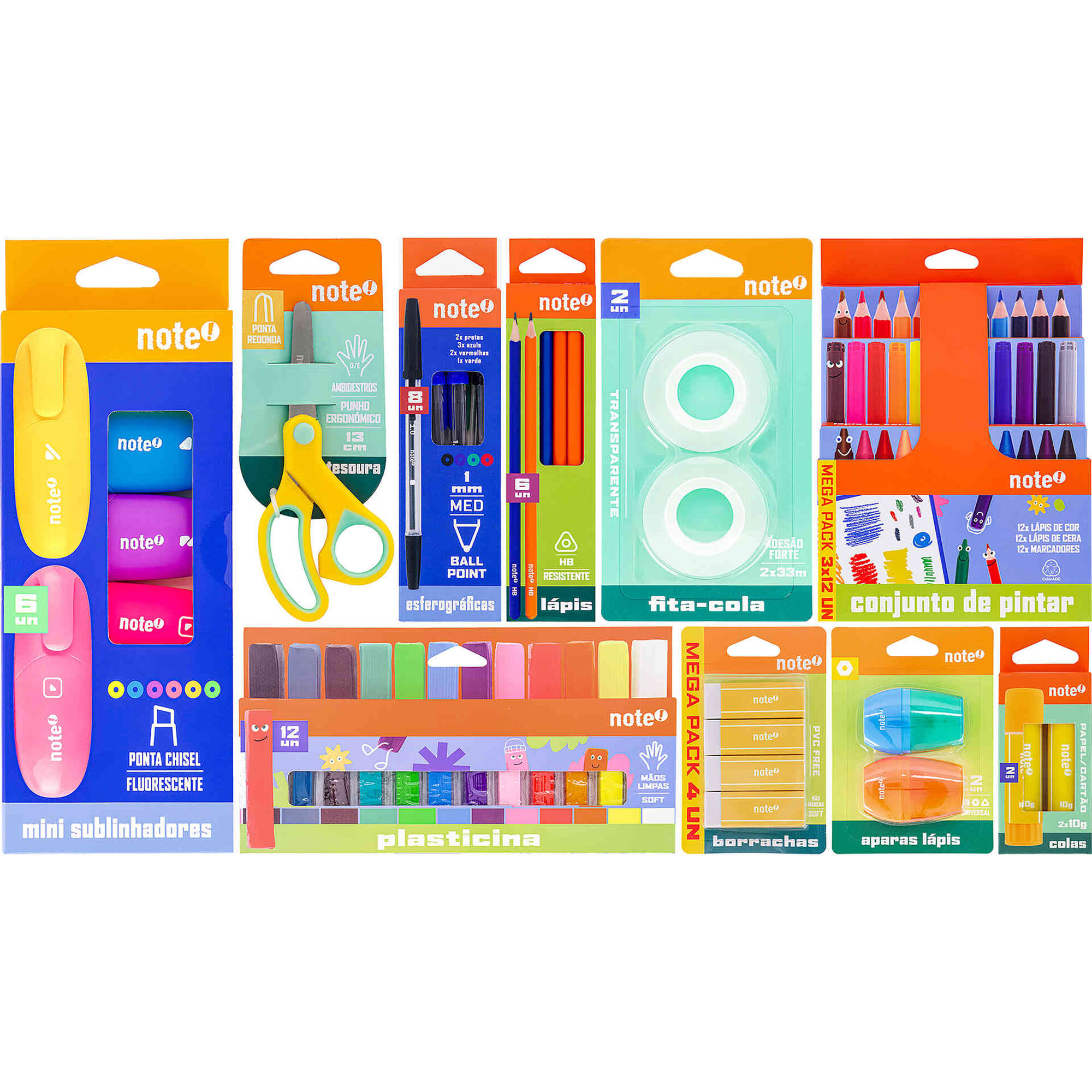 Kit Papelaria 79 Produtos Note!