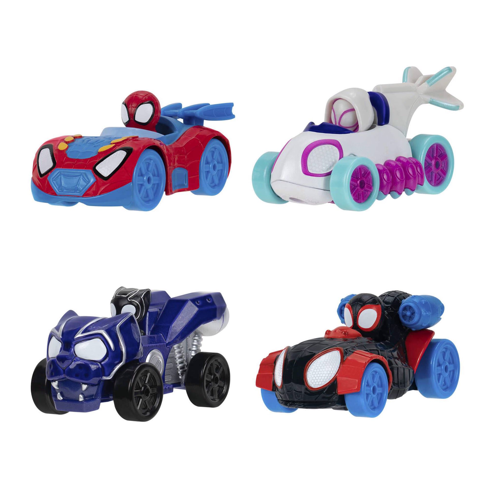 Spidey - Pack 4 Veículos Die Cast