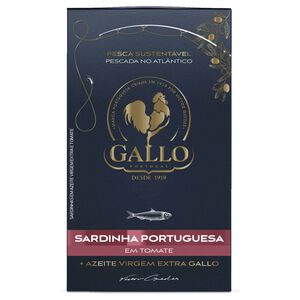 Sardinha Portuguesa em Tomate e Azeite Virgem Extra Gallo