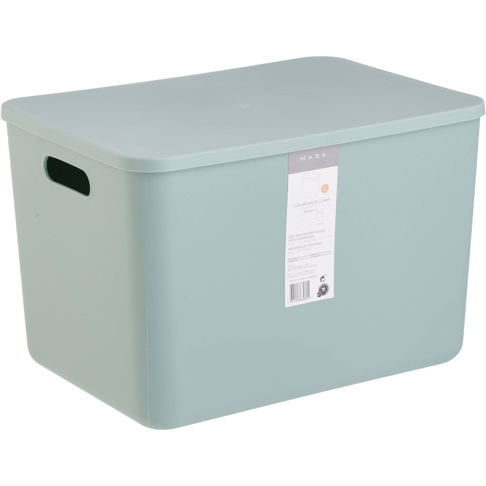 Caixa Arruma&ccedil;&atilde;o Pl&aacute;stico Verde