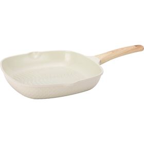 Grelhador Alum&iacute;nio 28x28cm Ceramic Cream