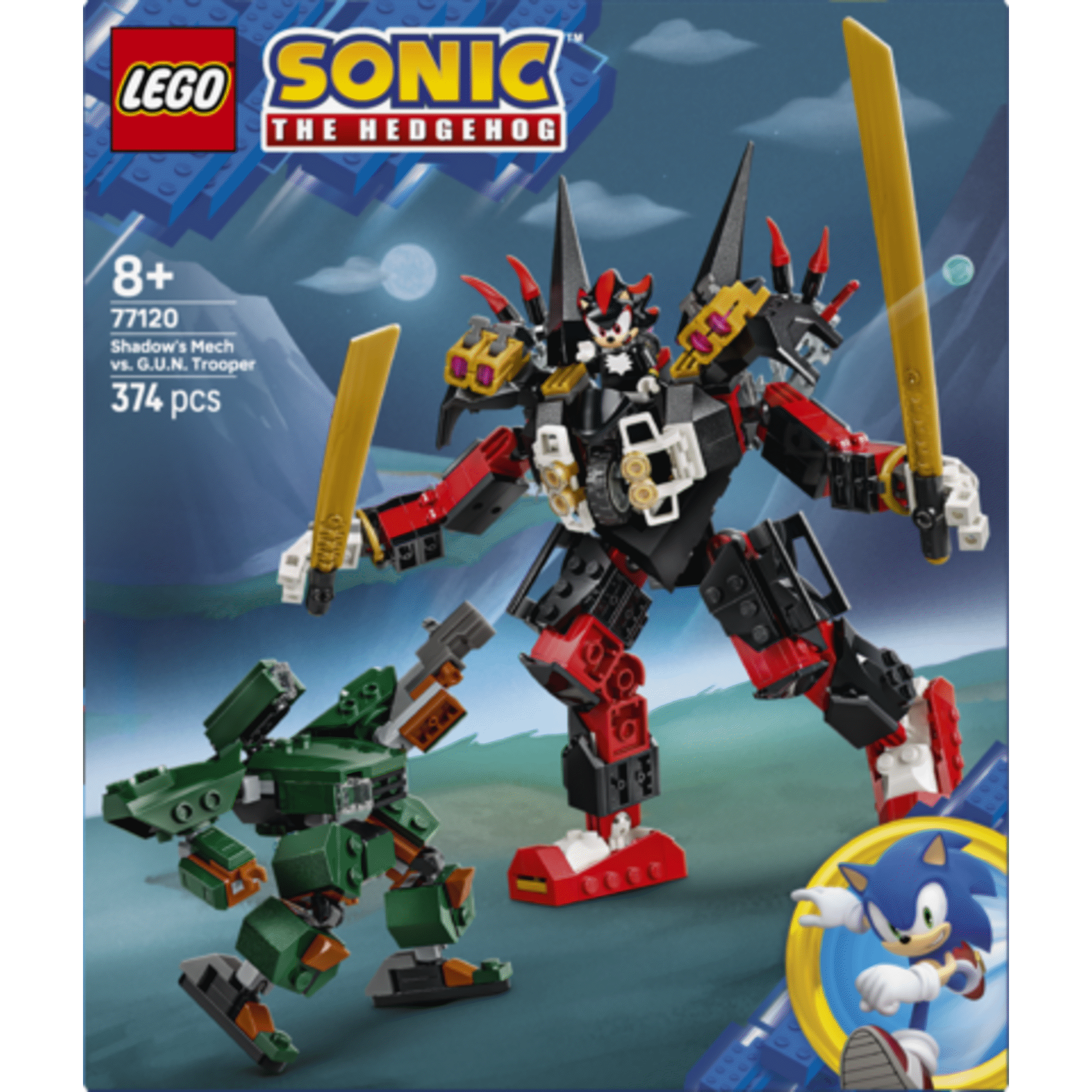 LEGO Sonic The Hedgehog - Rob&ocirc; do Shadow contra G.U.N. Trooper - 77120