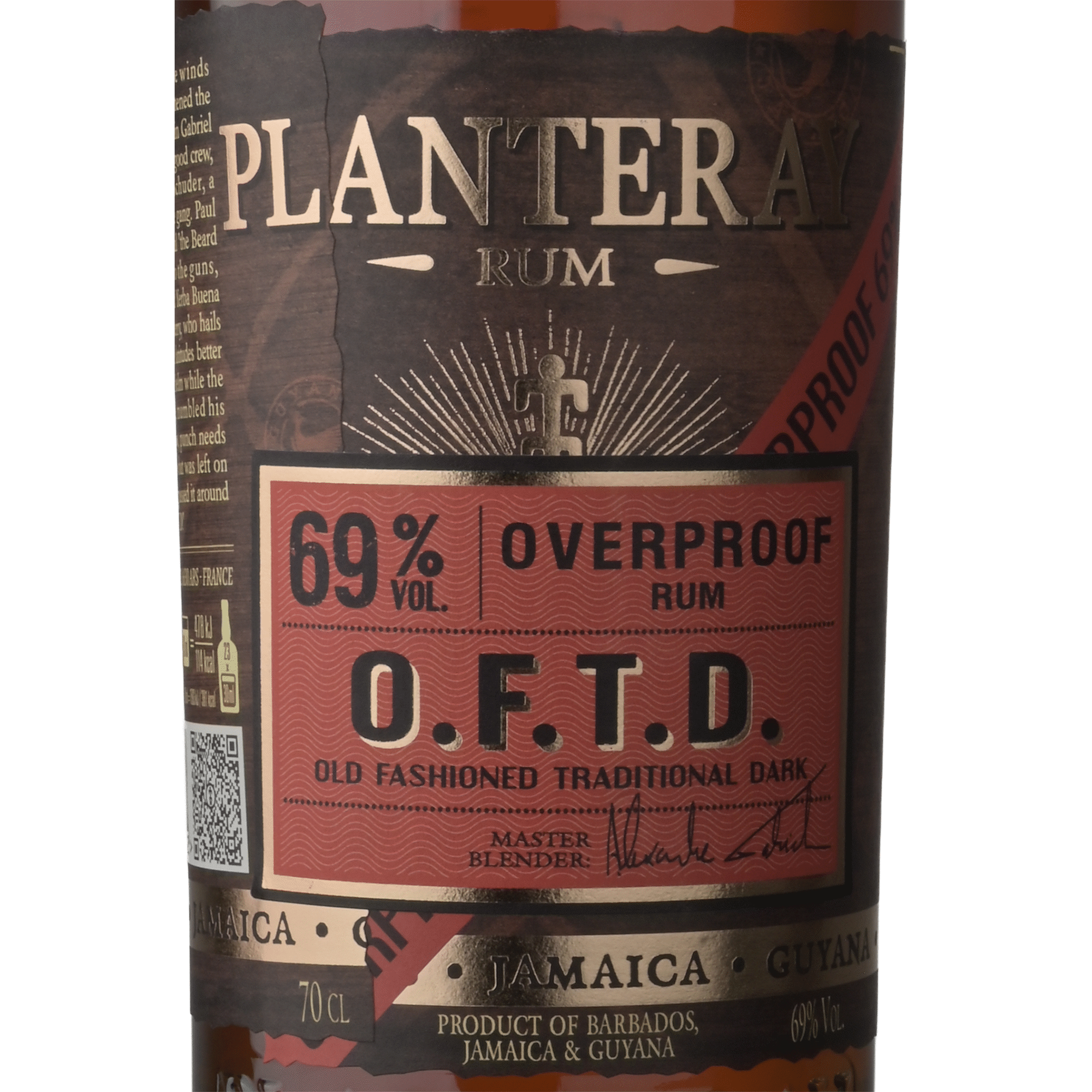 Planteray Rum Overproof Dark